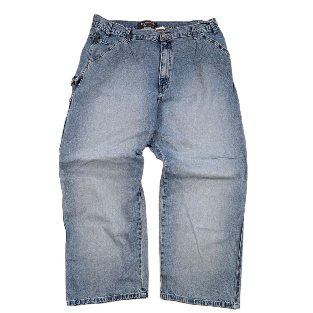 Vintage Levi's SilverTab Carpenter Jeans Mens 38x30 (37x28 Fit) Y2K Baggy Wide